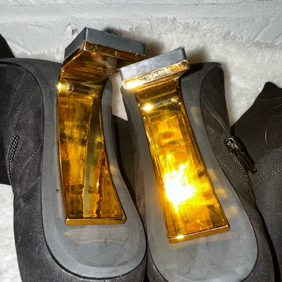 New JEFFREY CAMPBELL Compass Black Suede Over-The-Knee Boots Size 38 - Picture 8 of 10